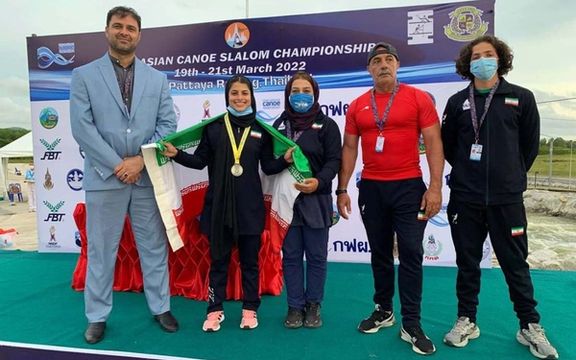 مدال نقره و برنز زنان قایقران ایران در رقابتهای اسلالوم قهرمانی آسیا