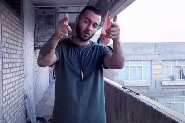 The Blood-Stained Blindfold Of Iran’s Dissident Rapper Speaks Volumes