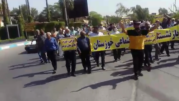 Protests in the southwestern province of Khuzestan