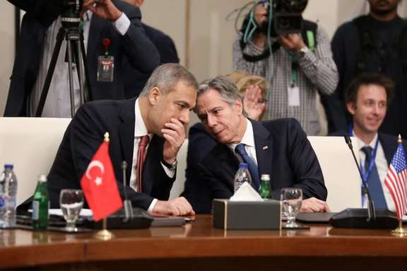 US Secretary of State Antony Blinken and Turkish Foreign Minister Hakan Fidan met in Aqaba, Jordan December 14, 2024.