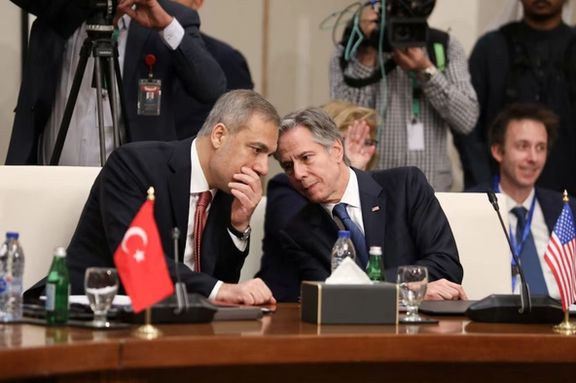 US Secretary of State Antony Blinken and Turkish Foreign Minister Hakan Fidan met in Aqaba, Jordan December 14, 2024.