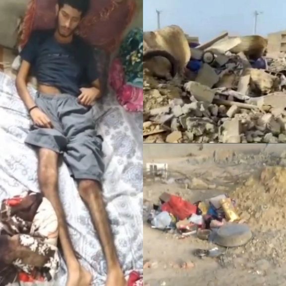 تخریب شبانه خانه یک معلول در چابهار؛ «حکومت بهجای وعده ساخت مسکن، خانه مردم را خراب نکند»