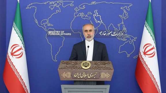 Nasser Kanaani, the spokesperson for Iran's Ministry of Foreign Affairs