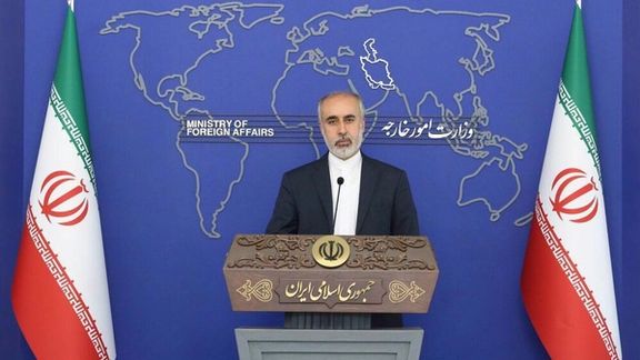 foreign ministry spokesperson Nasser Kanaani