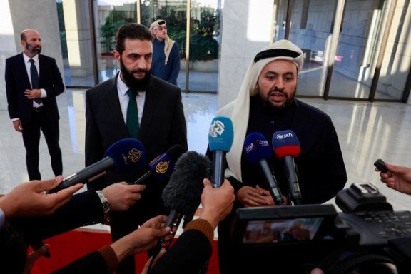 دیدار احمد الشرع با وزیر مشاور در وزارت خارجه قطر