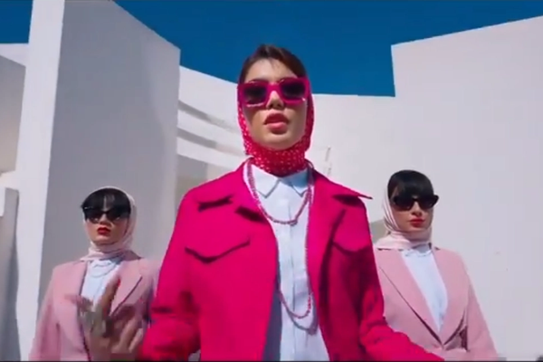 Iran closes beauty brand’s Instagram account over female rappers promo