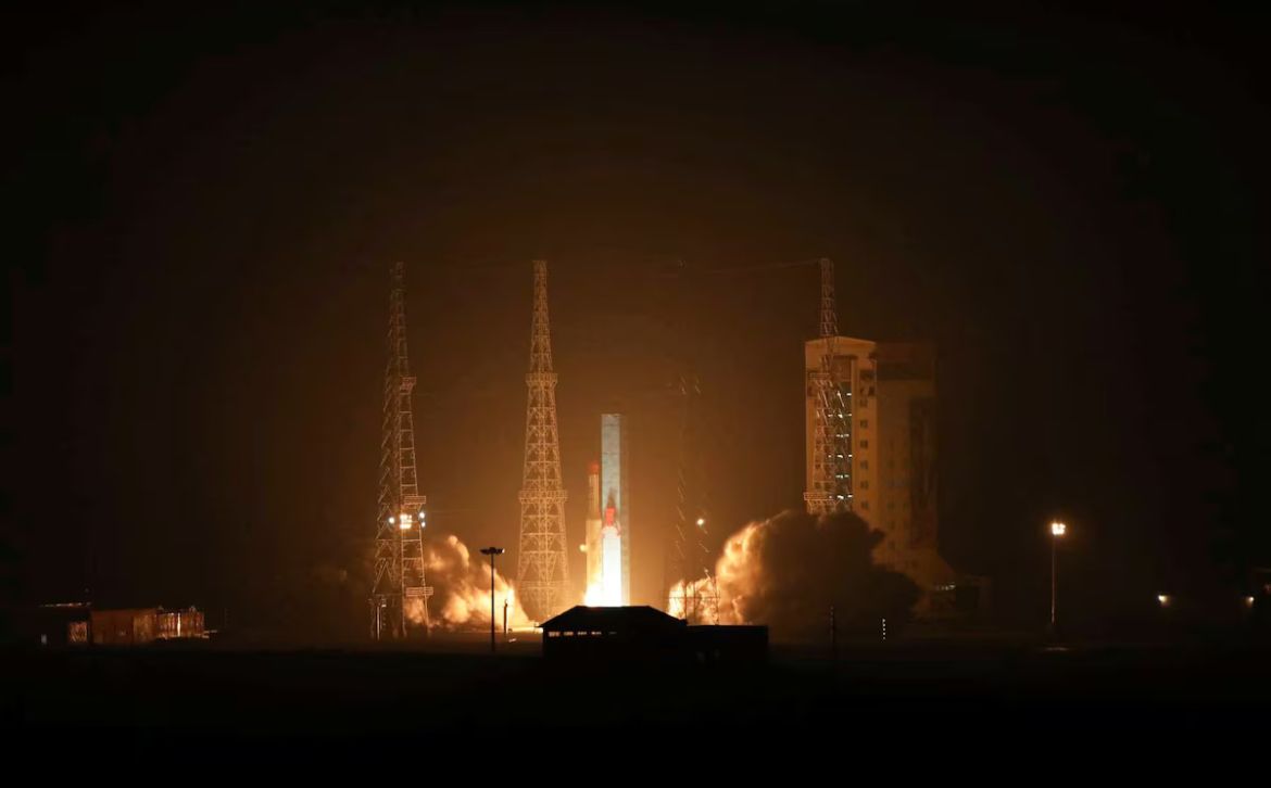 The Simorgh satellite carrier, Iran, January 28, 2024.