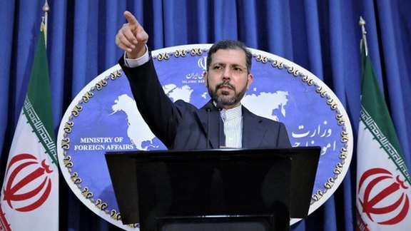Iranian foreign ministry spokesman Saeed Khatibzadeh