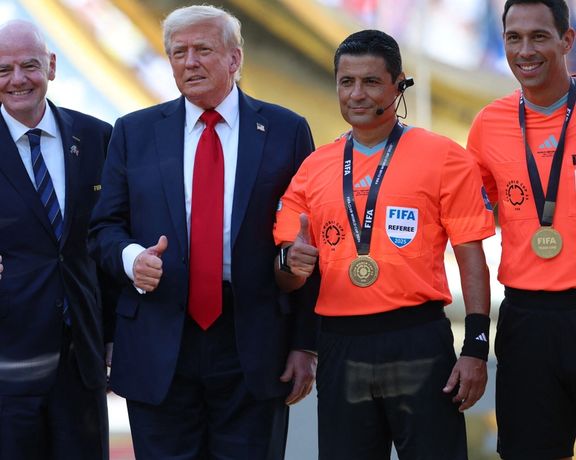 علیرضا فغانی، داور، با انتشار عکسهایش با ترامپ: خوشحالم بار دیگر بخشی از تاریخ فوتبال شدم