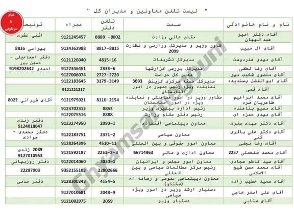 A sample of the leaked documents