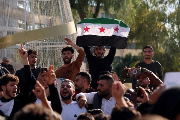 Members of the Syrian community in Cyprus celebrate, after Syrian rebels announced that they have ousted President Bashar al-Assad in Nicosia, Cyprus, December 8, 2024.