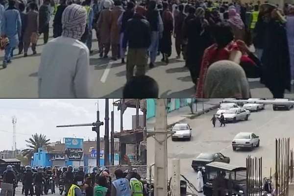 مسيرة زاهدان للجمعة الـ22 على التوالي.. واعتقالات عنيفة للمتظاهرين