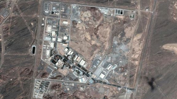 Satellite view of Iran's Natanz nuclear facility. Undated
