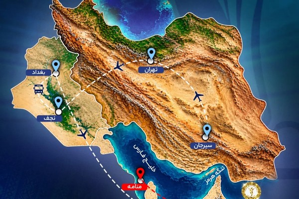 مسیر گلگهر به آسیا، طولانیتر از تراکتور؛ سیرجان، تهران، نجف، بغداد، مسقط!