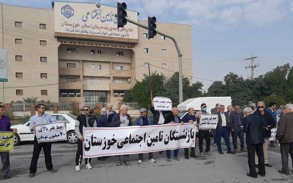 تجمعات اعتراضی بازنشستگان تامین اجتماعی در شهرهای مختلف کشور