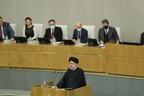 ‘US At Its Weakest Point’, Iran’s President Tells Russian Duma