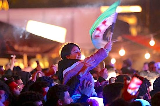 People celebrate New Year in post-Assad Syria, December 31, 2024