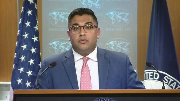Vendat Patel, the spokesperson for the US Department of State