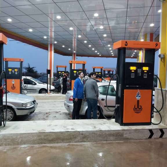 A gas station in Iran's capital Tehran.