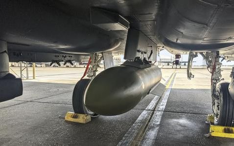 The US GBU-72 Advanced 5K Penetrator 5,000 pound bomb.