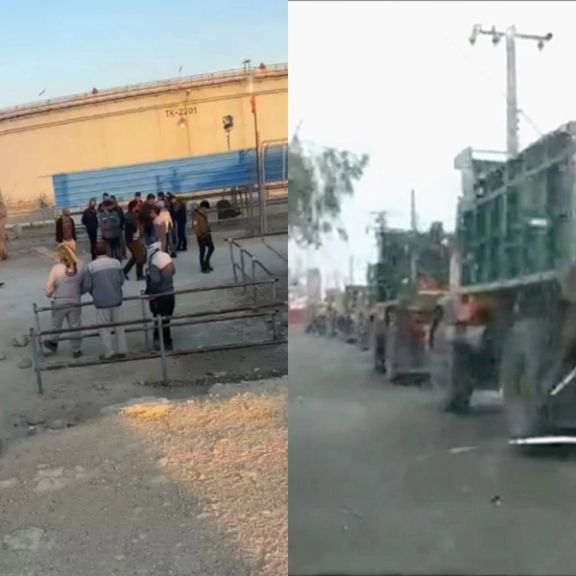 بحران گاز و صف کیلومتری جایگاههای سوخت از تبریز تا زاهدان؛ اعتصاب کارکنان پایانه نفتی قشم