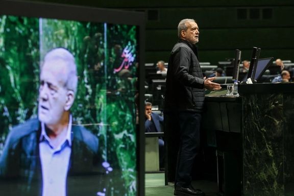 مسعود پزشکیان: طبق گفته خامنهای با آمریکا مذاکره نمیکنیم، تمام