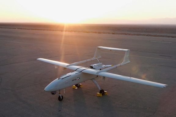 An August 2022 picture of an Iranian drone