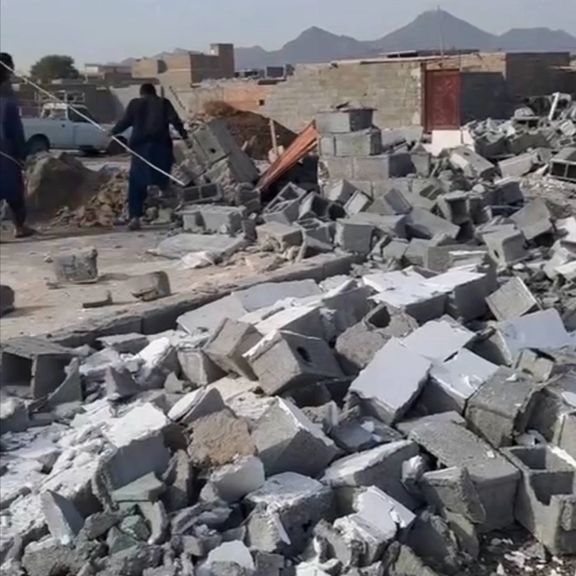 ماموران نظامی خانههای شهروندان بلوچ را در شیرآباد زاهدان خراب کردند
