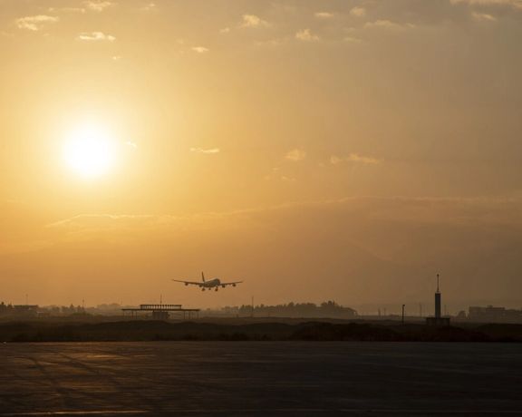 File photo of an Iranian plane taking off