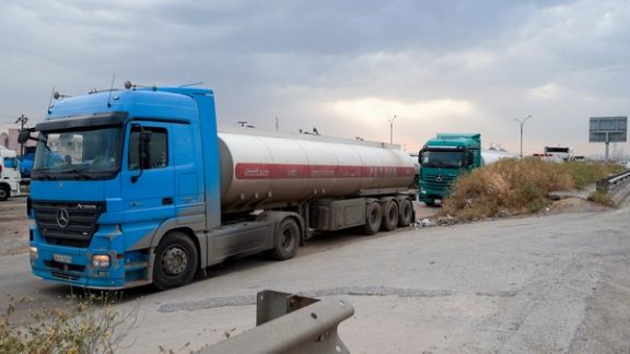 Oil tankers are pictured near the Iraqi border with Turkey, on the outskirts of Duhok province, Iraq, May 11, 2024
