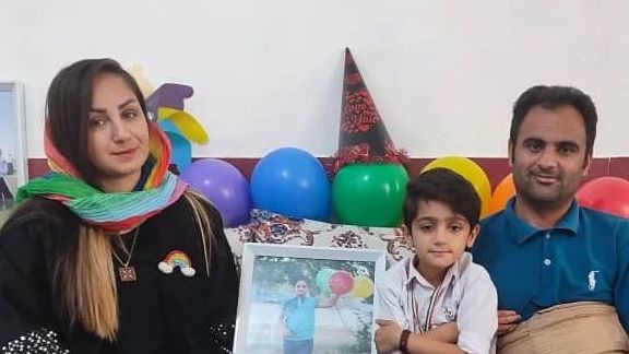 متن پدر کیان پیرفلک در سالروز تولدش: حسرت یک لحظه بغل کردنت تا همیشه بر دل میماند