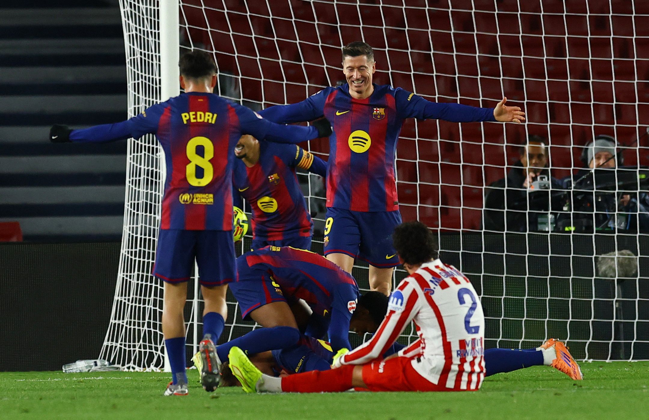 بارسلونا ۲-۱ اتلتیکومادرید؛ بازگشت درخشان آبی‌واناری‌ها در نوکمپ