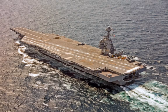 USS Gerald R. Ford warship to reach Middle East within week, official says