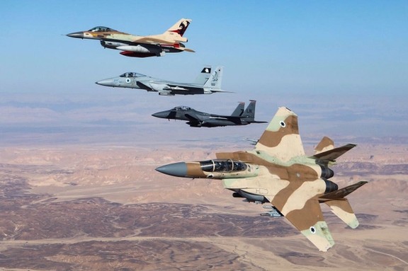 A file photo of Israeli air force fighter jets