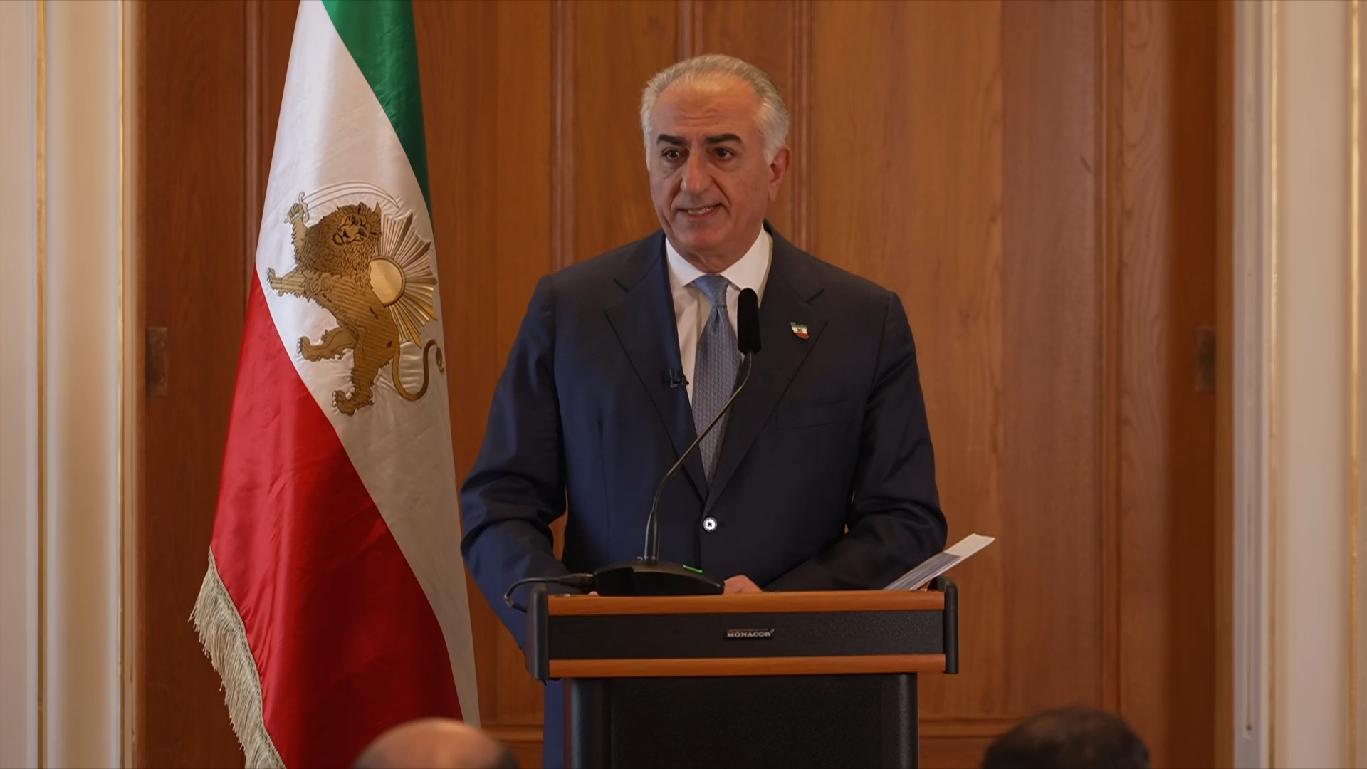 سخنرانی شاهزاده رضا پهلوی در پارلمان سوئد