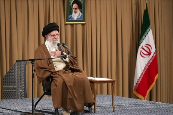 Ali Khamenei speaking to a group of Basij militia members, November 25, 2024.