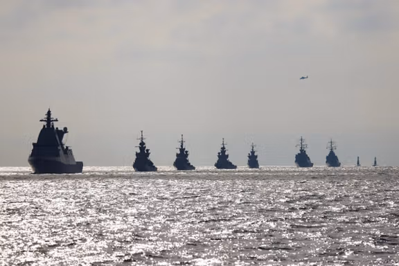 A flotilla of Israel navy ships (file photo)