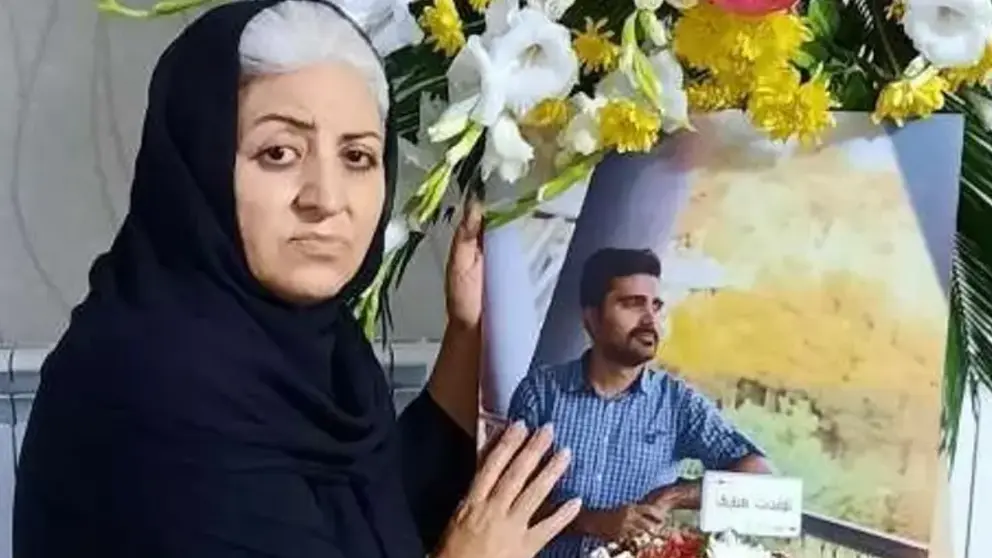 Nahid Shirpisheh, slain protester Pouya Bakhtiari's mother