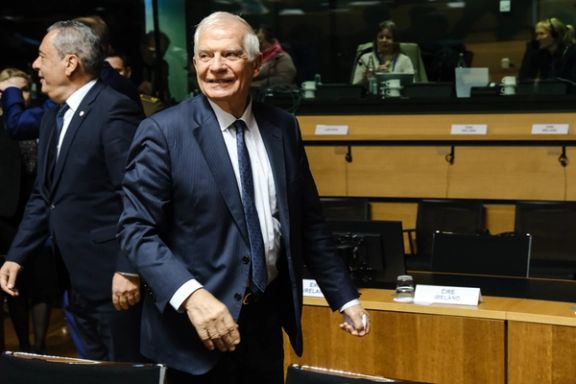 Josep Borrell, High Representative of the EU for Foreign Affairs and Security Policy, during an EU Foreign Ministers’ meeting in Luxembourg on April 22, 2024