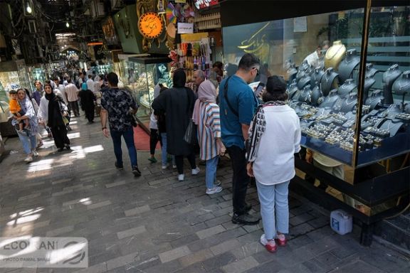 A gold market in Iran