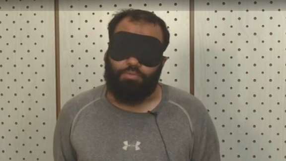 Photo published by Fars news reportedly showing one of the arrested ISIS agents