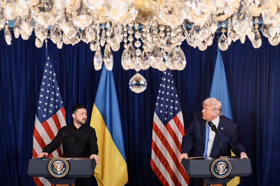 ترامپ: تا تحقق صلح در اوکراین «یک یا دو» مساله باقی مانده است