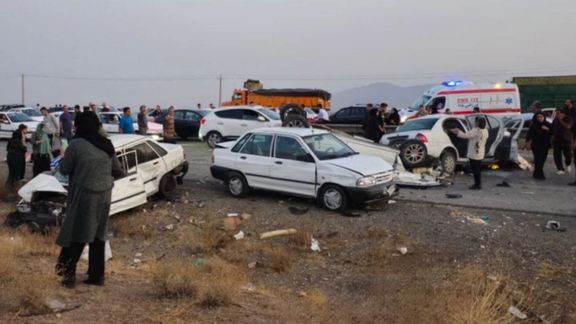 ۱۱ کشته و ۷ زخمی در تصادف زنجیرهای در آزادراه ساوه - همدان
