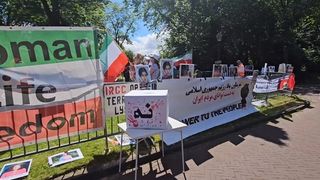 Iranian Diaspora Stage Boycott Protest on Election Day