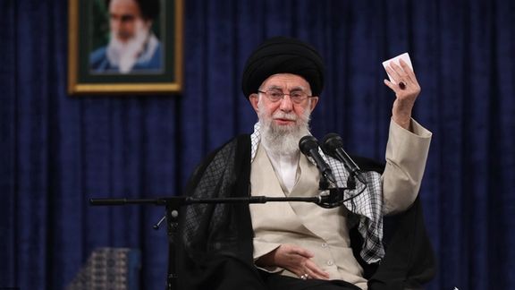 Ali Khamenei speaking on Saturday, November 26, 2022