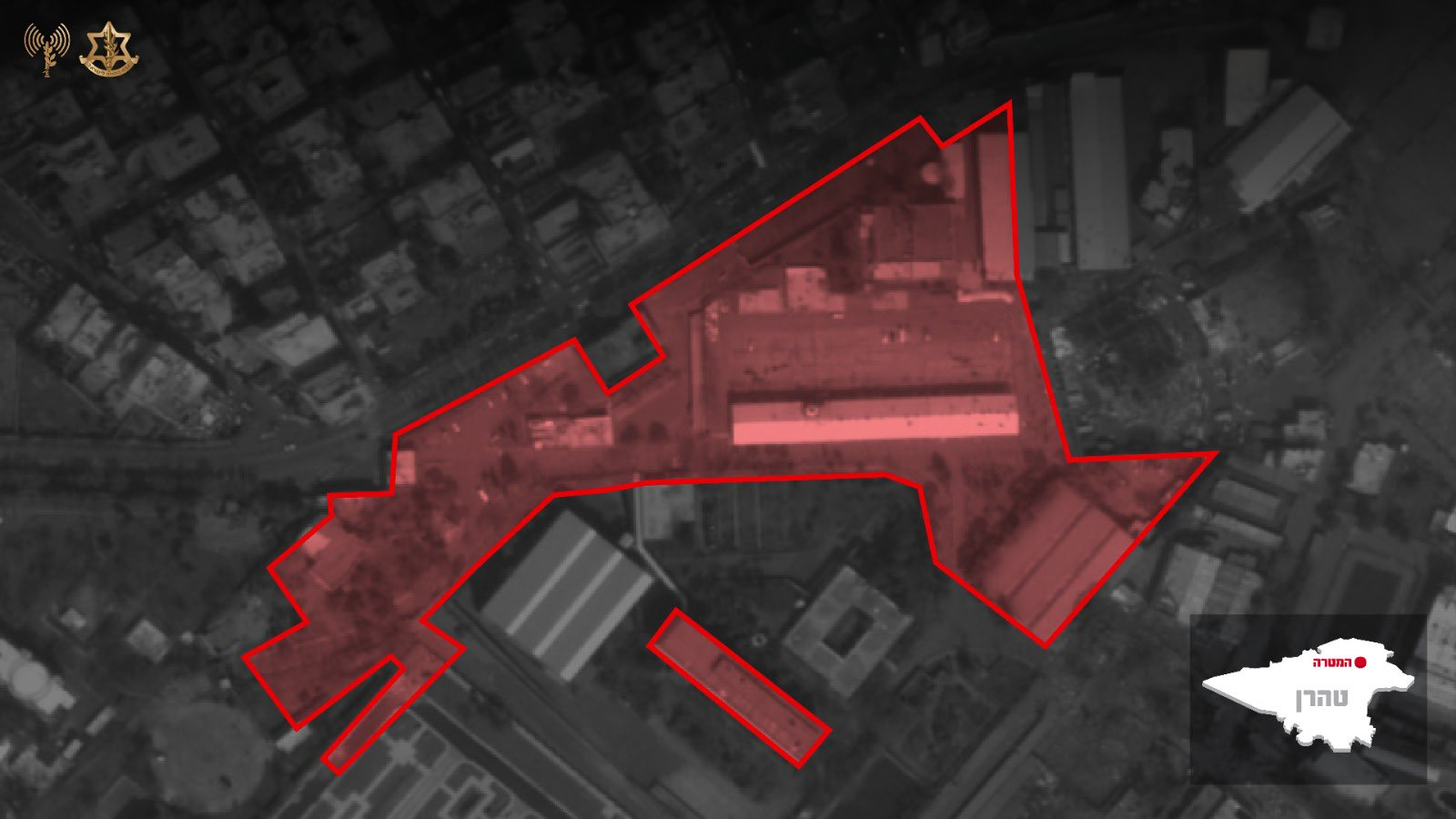 ارتش اسرائیل: مقر صنایع دریایی جمهوری اسلامی در تهران هدف قرار گرفت