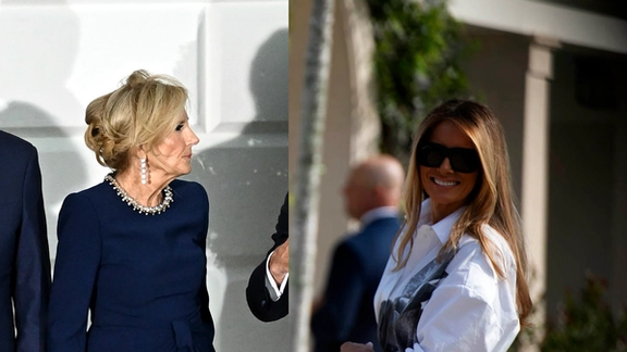 جیل بایدن، بانوی اول آمریکا، با ملانیا ترامپ، بانوی اول پیشین، تلفنی صحبت کرد