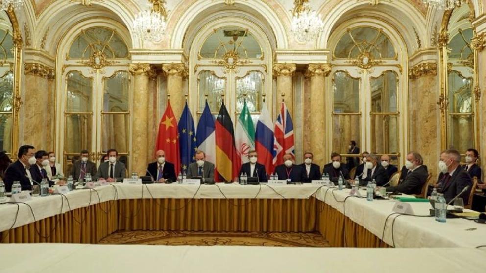 A session of Iran’s nuclear talks in Vienna   