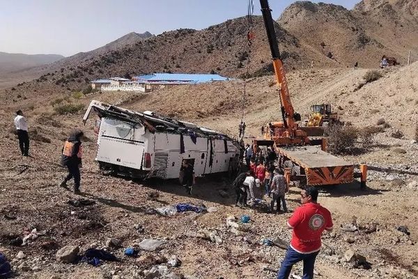 Bus crash in northern Iran kills at least four, injures 20
