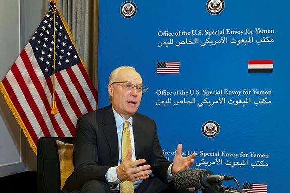 US special envoy for Yemen Tim Lenderking in Amman, Jordan, April 2, 2022